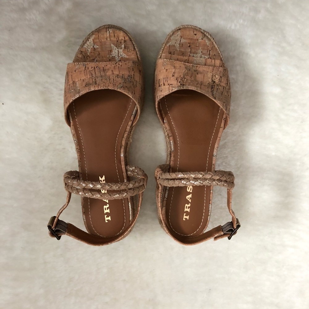 NWT Trask Christine Star -Platform Espadrille 6
